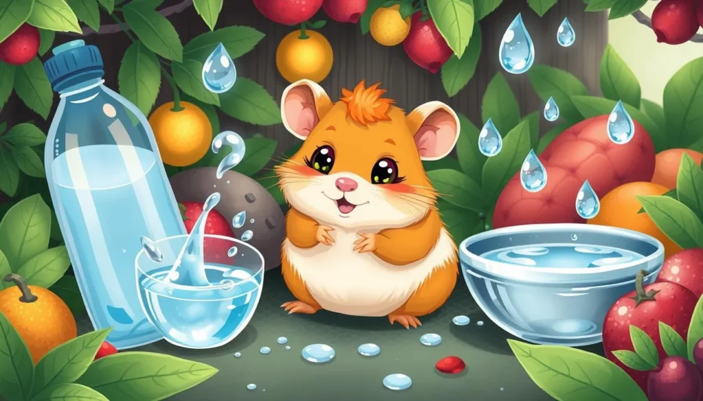 Thirsty Hamster